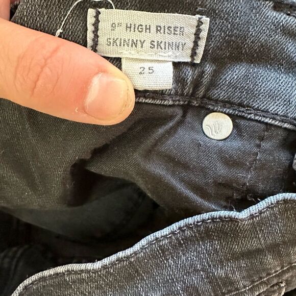 Madewell 9” high rise skinny skinny gray wash jeans - Picture 3 of 5